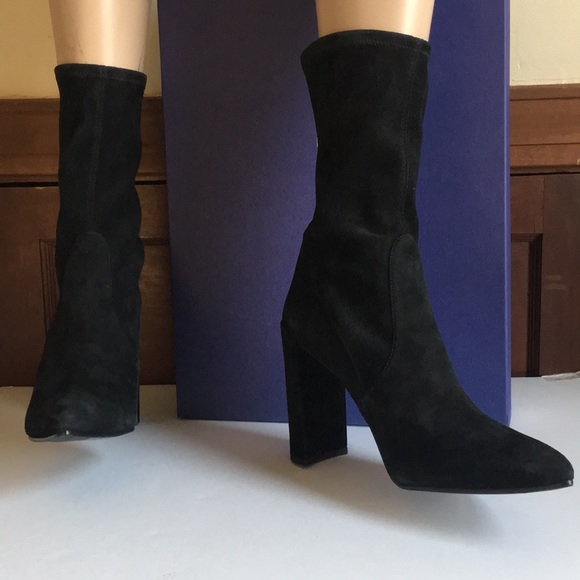 Stuart Weitzman  Black  Ankle Boots - Picture 6 of 8